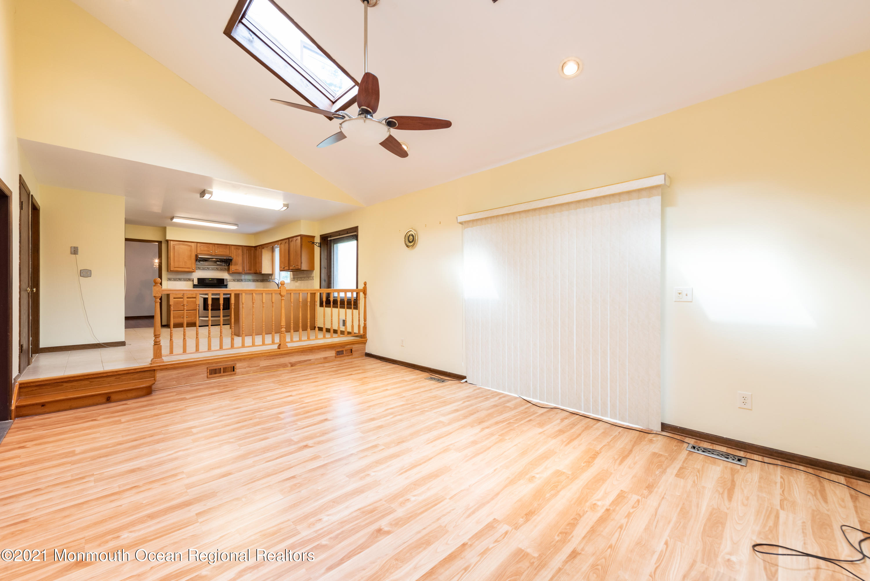 537 Line Road Aberdeen, NJ 07747 - Photo 13 of 23 a view of empty room with wooden floor and fan