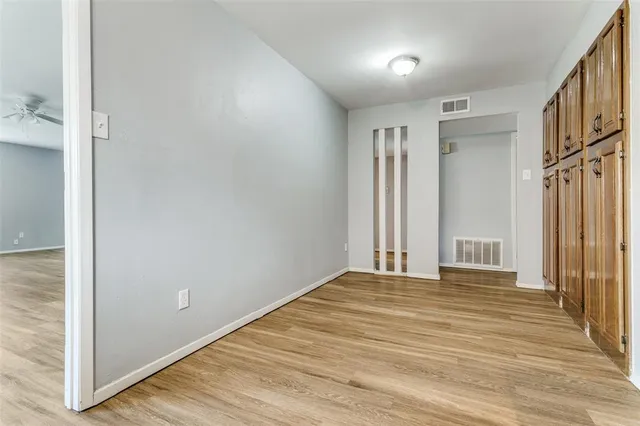 a view of an empty room