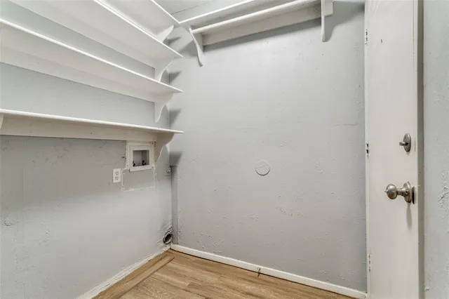 a view of a room with shelf