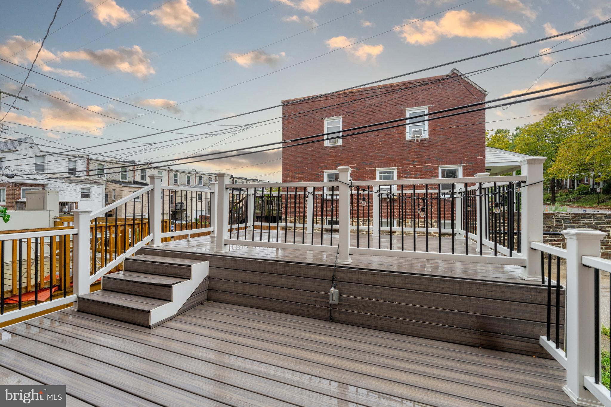 3714 Elkader Road Baltimore, MD 21218 - Photo 36 of 42 Terrific two story trex deck