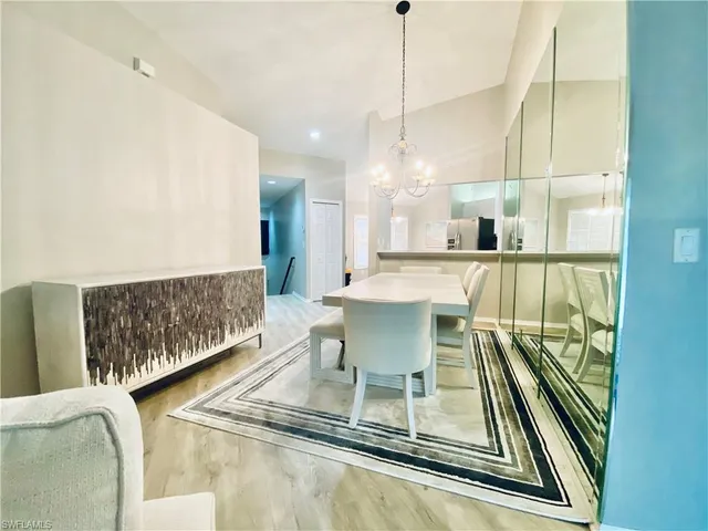 a living room with a couch and a table