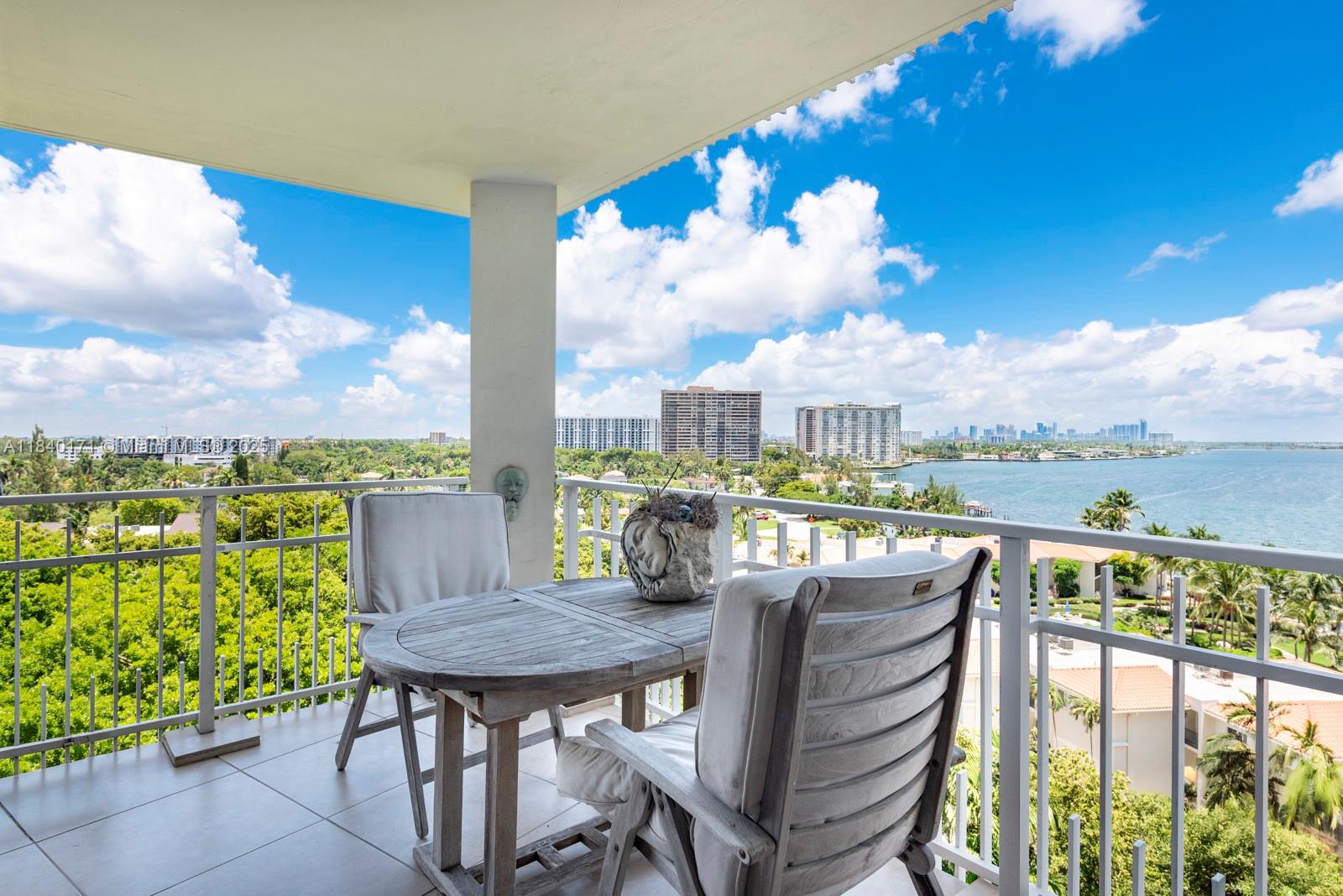 4000 Towerside Terrace, Unit 1005 Miami, FL 33138 - Photo 6 of 25 a view of a balcony with furniture
