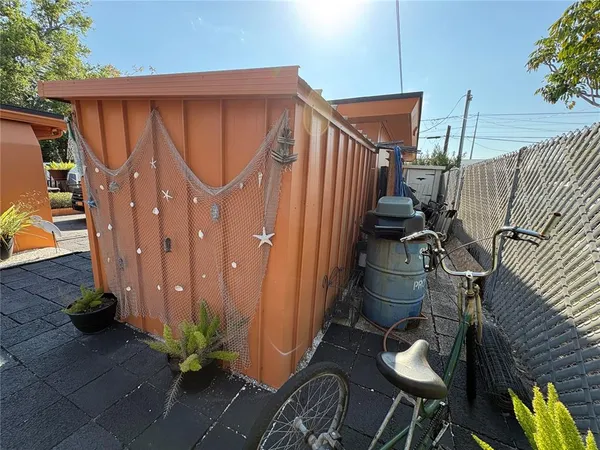 a view of outdoor space with a patio