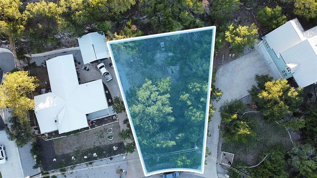 618 Galston Spicewood, TX 78669 - Photo 3 of 14 aerial view of a house with a yard and tree s