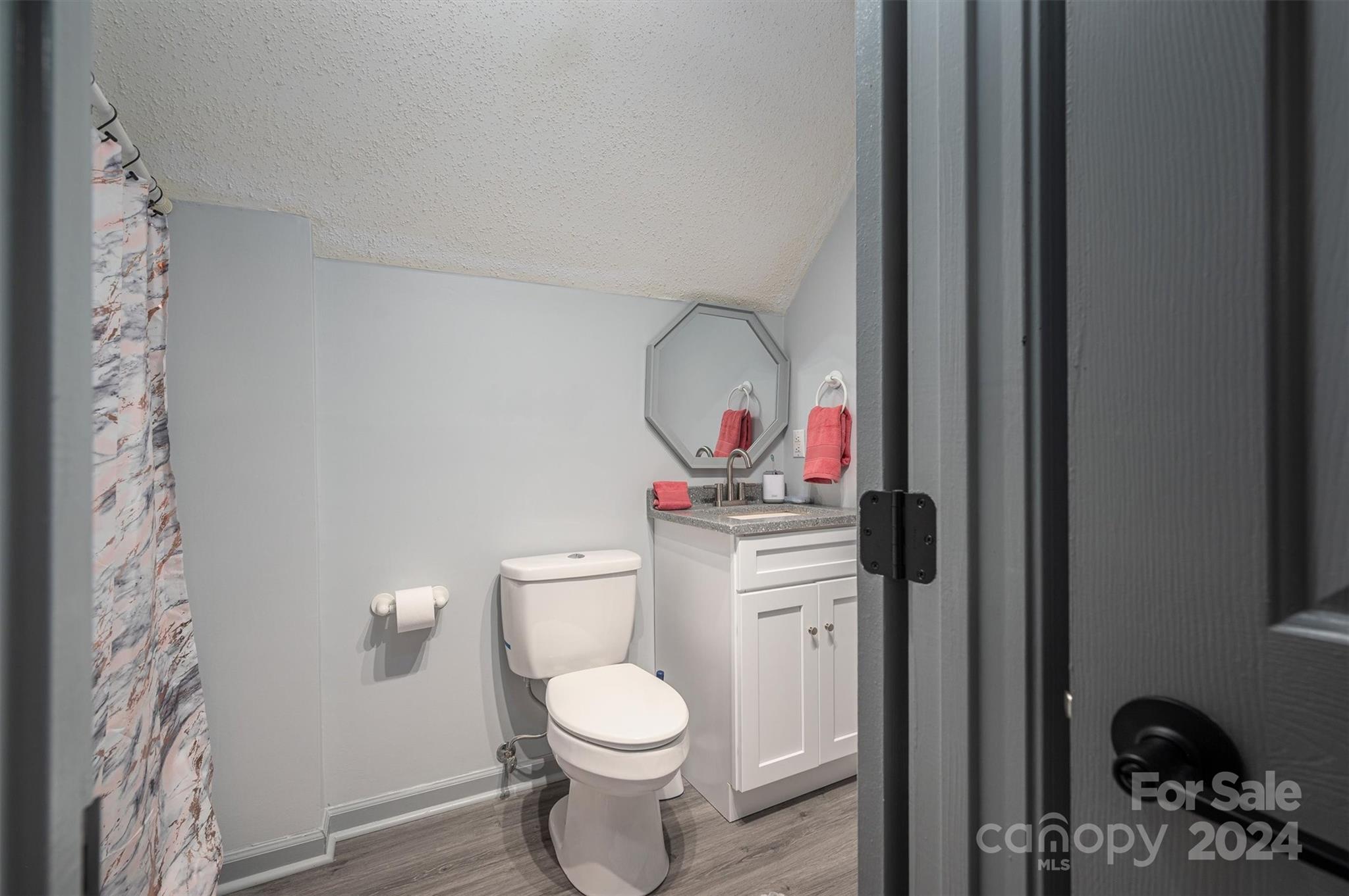 459 Patrick Road Gastonia, NC 28056 - Photo 29 of 39 a bathroom with a toilet and a mirror