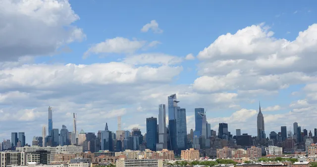 a view of a city with lot of high rise buildings