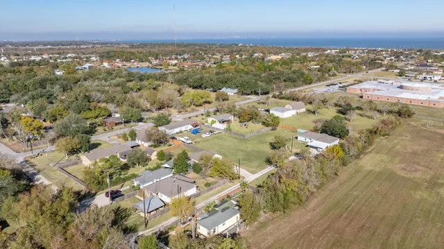 a view of city and ocean