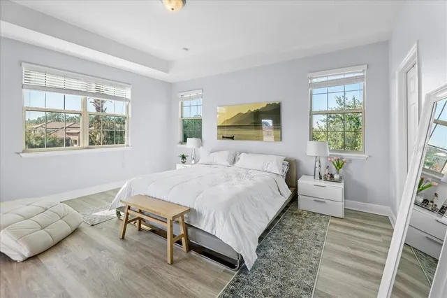 a balcony with view of living room