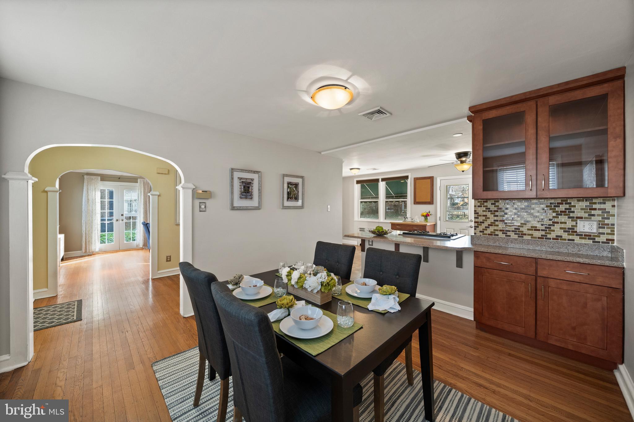 302 Shelbourne Road Havertown, PA 19083 - Photo 8 of 45 a view of a dining room with furniture and wooden floor