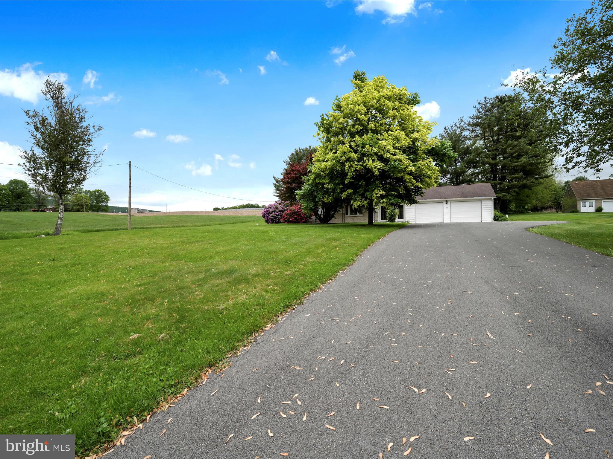 858 Hill Road Ashland, PA 17921 - Photo 31 of 41 a view of a garden and basketball court