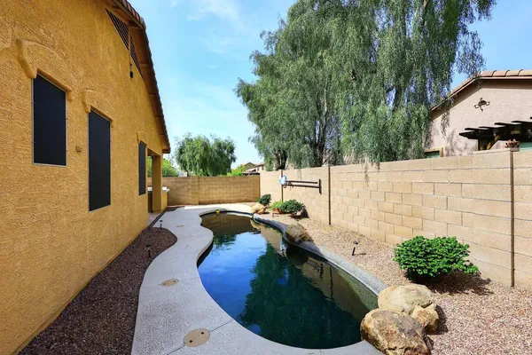 a view of outdoor space and yard