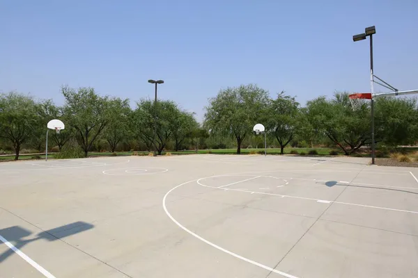 a view of a tennis court