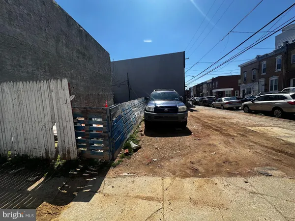 a car parked on the side of a street