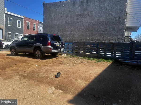 a view of a car in a parking space