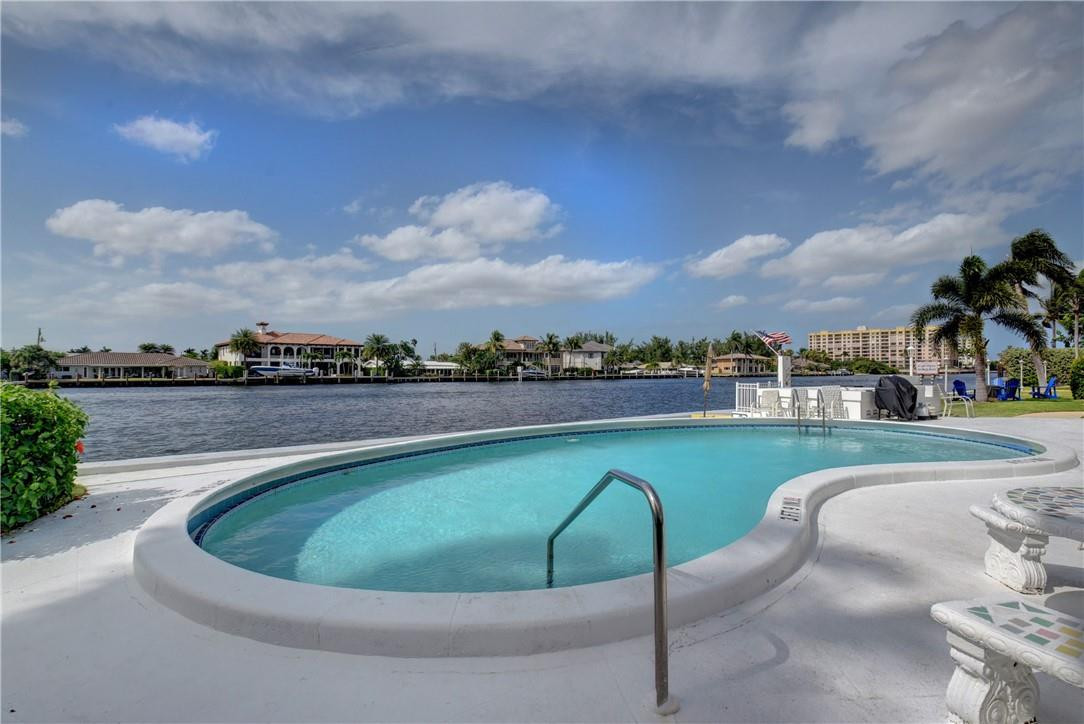 801 North Riverside Drive, Unit 3C Pompano Beach, FL 33062 - Photo 24 of 34 POOL DIRECTLY ON THE INTRACOASTAL