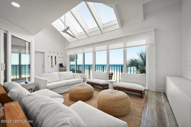 a view of a living room