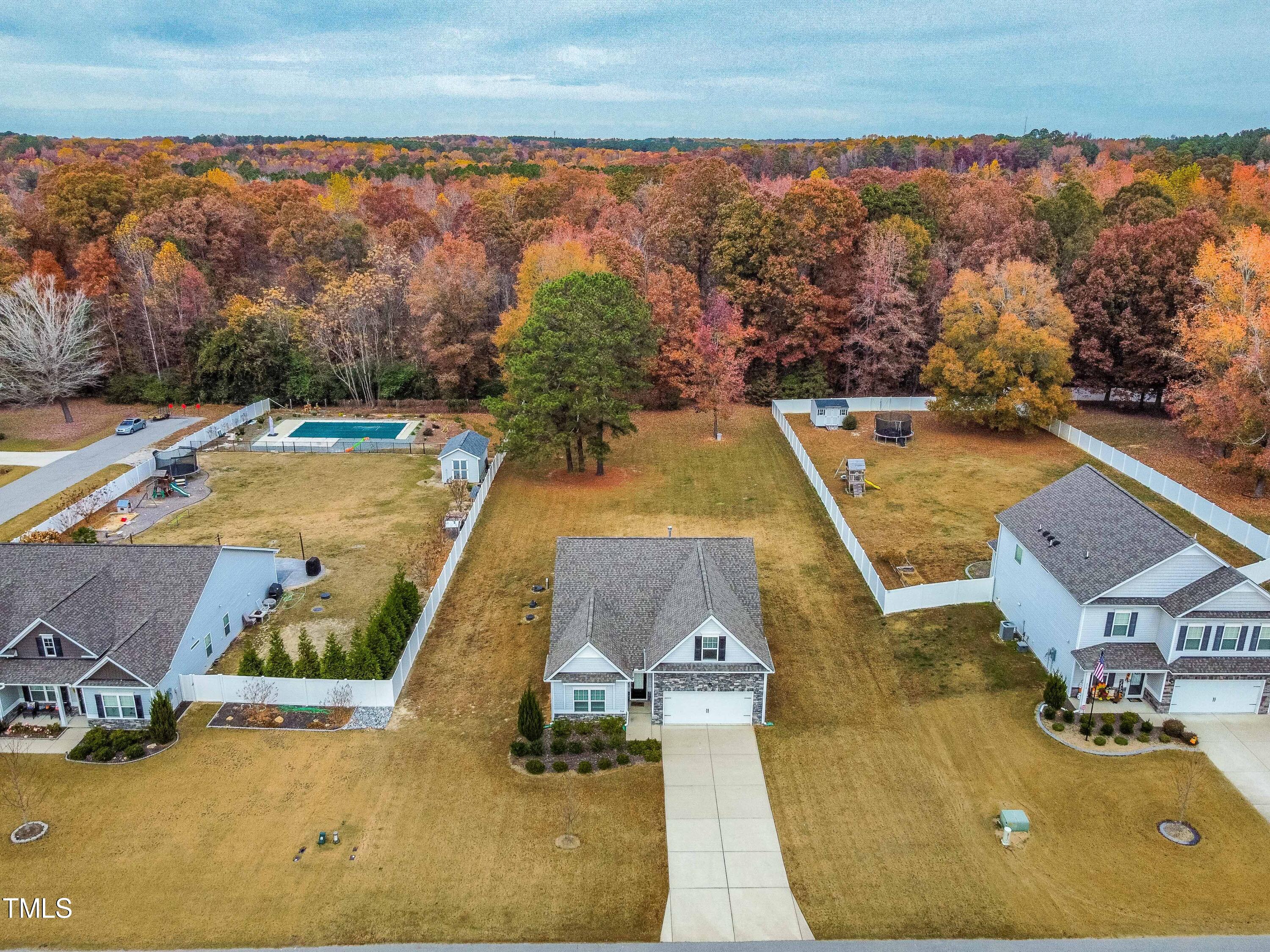504 Highland Rhodes Drive Clayton, NC 27520 - Photo 3 of 25 AERIAL VIEW