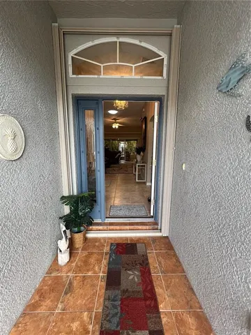 a view of a entryway door of the house