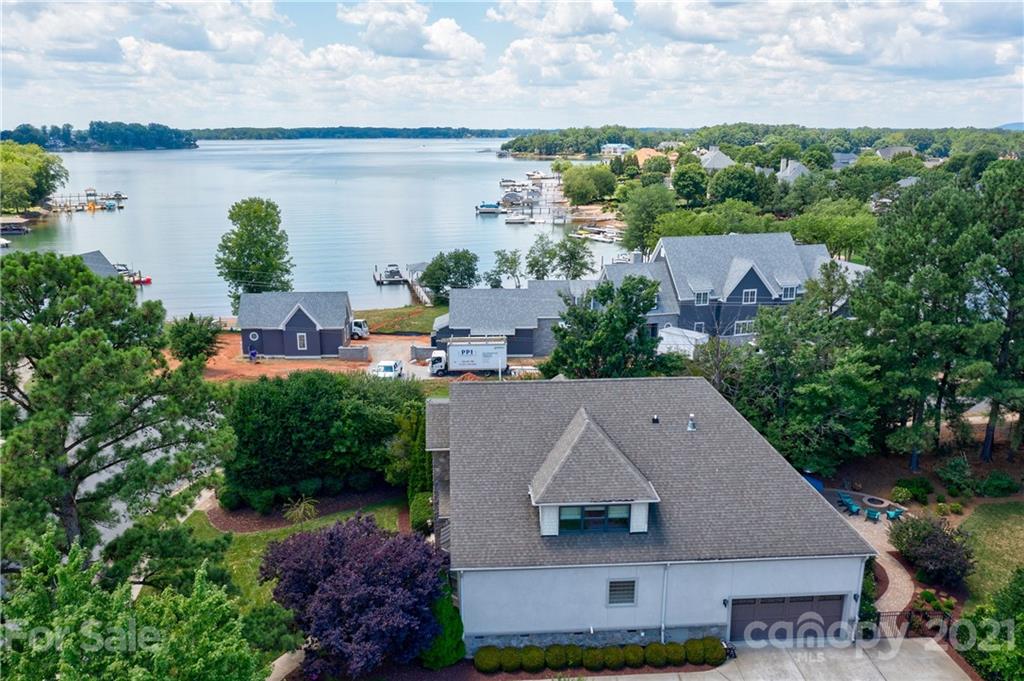 17405 Sail View Drive Cornelius, NC 28031 - Photo 37 of 43 an aerial view of a house with outdoor space and lake view