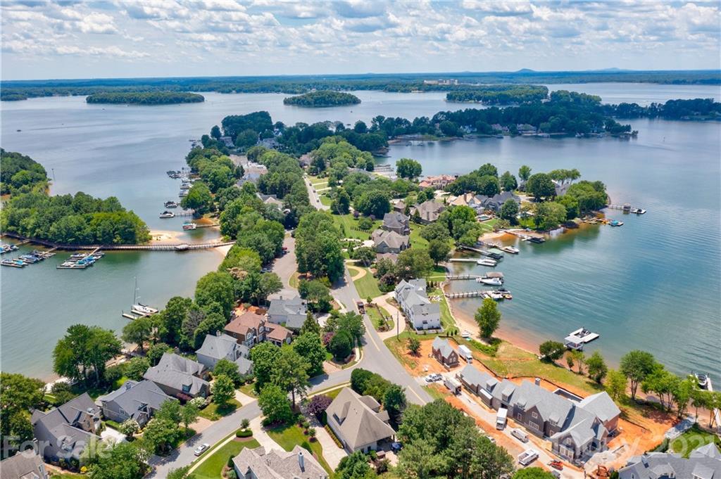 17405 Sail View Drive Cornelius, NC 28031 - Photo 39 of 43 an aerial view of a houses with a lake view