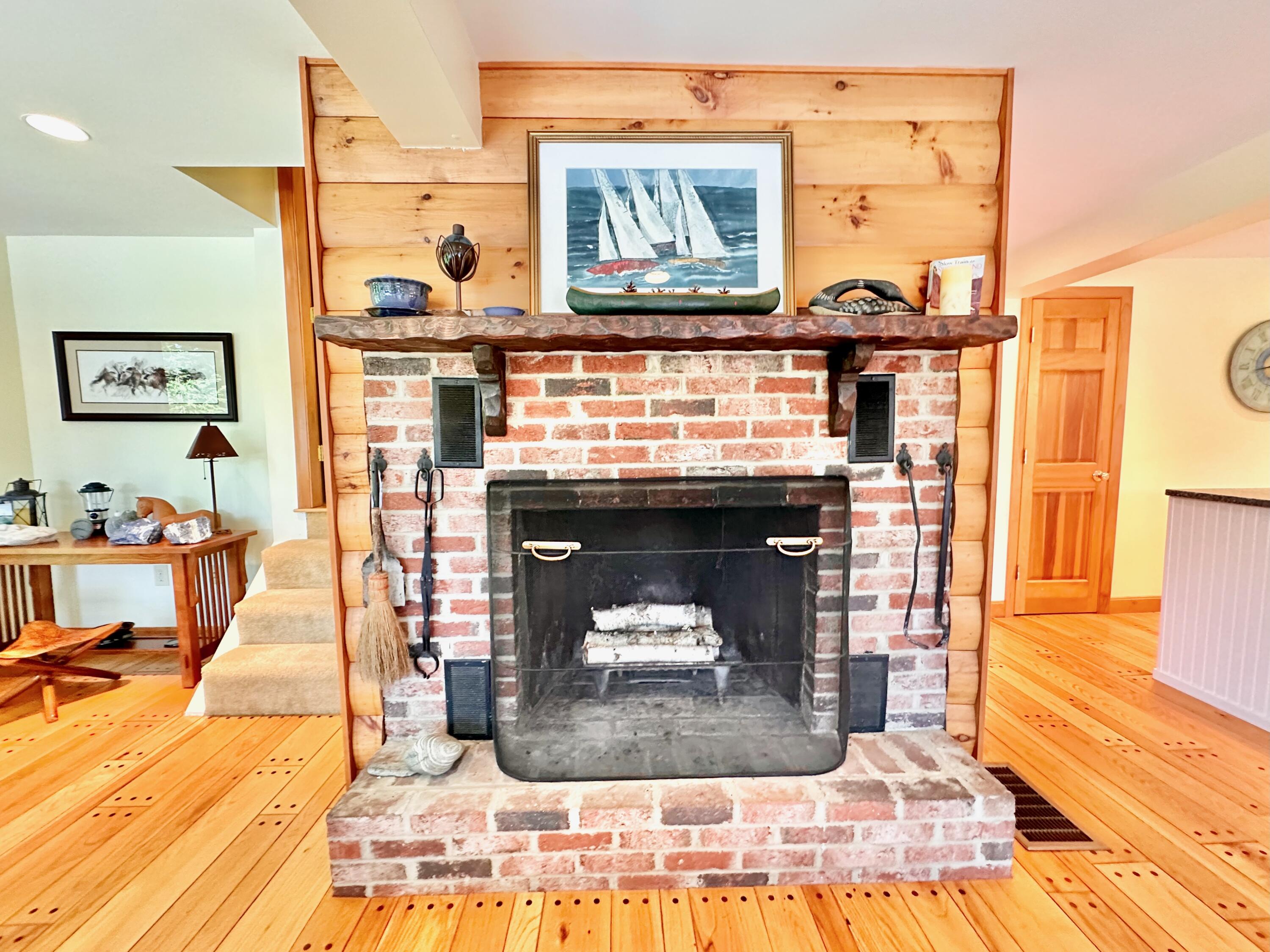 131 Peninsula Drive Rome, ME 04963 - Photo 19 of 88 WOOD BURNING FIREPLACE