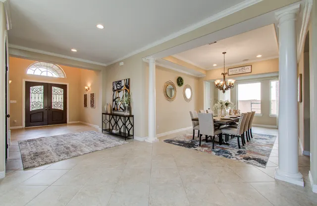 a view of a livingroom with furniture and window