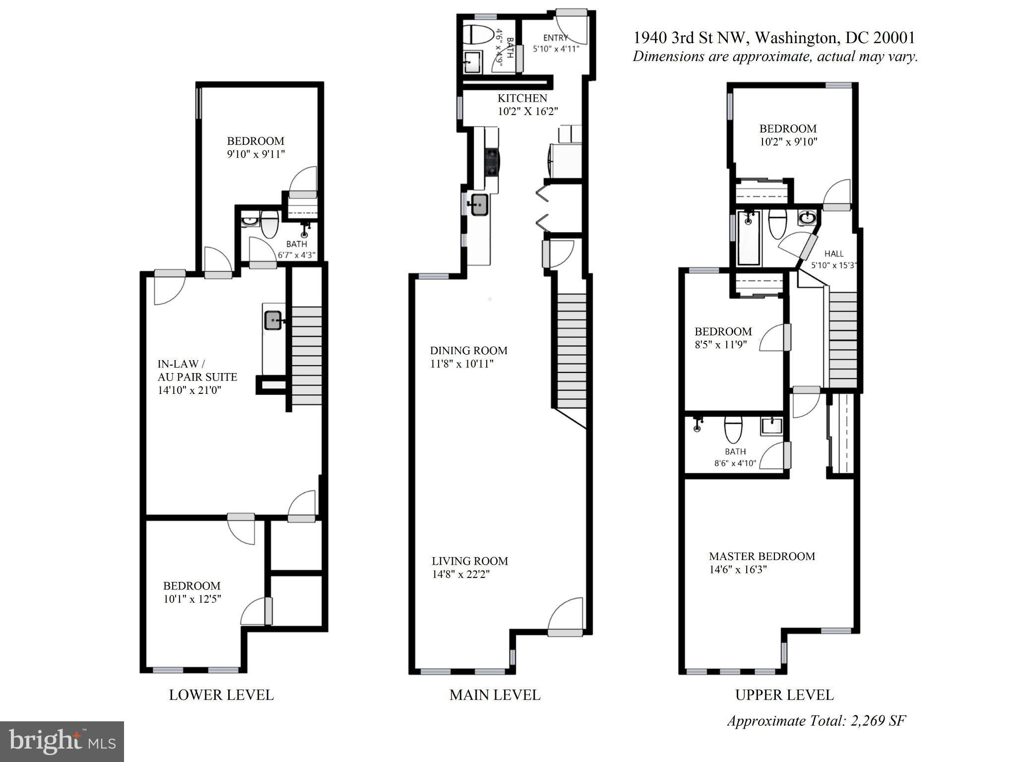 1940 3rd Street Northwest Washington, DC 20001 - Photo 28 of 28 Floor Plans