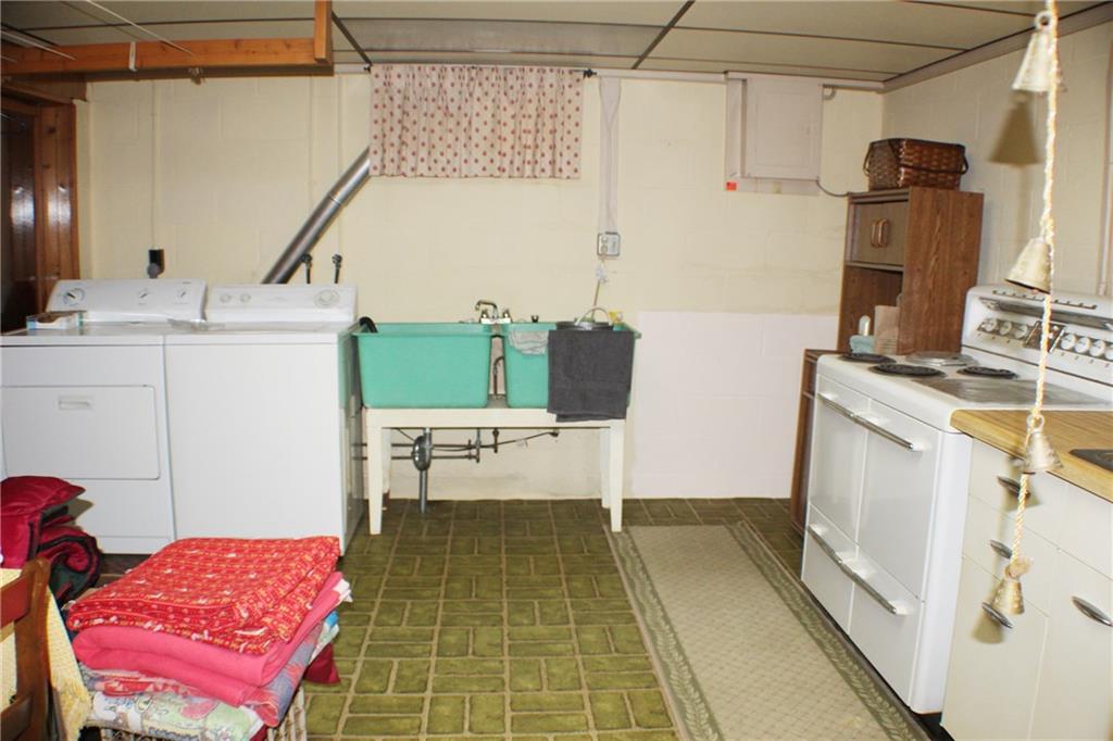 1414 Mercer Grove City Road Mercer, PA 16137 - Photo 18 of 18 Basement area equipped as laundry and additional kitchen