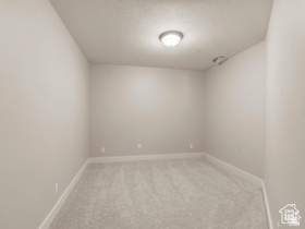 514 North Olympic Way Midway, UT 84049 - Photo 28 of 30 Neutral-toned room featuring light beige walls and light gray carpeting