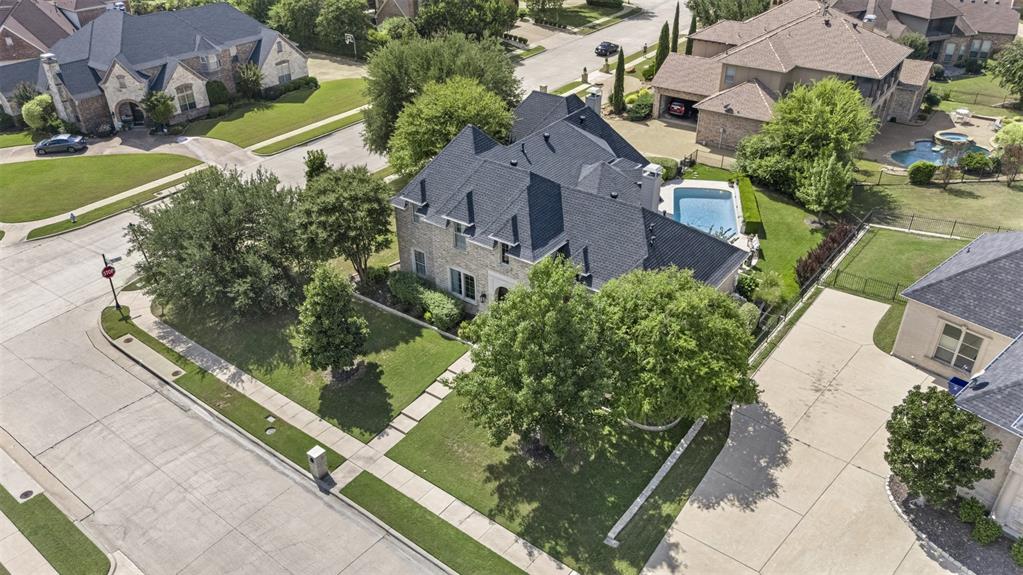 801 White Buffalo Lane Heath, TX 75032 - Photo 35 of 39 an aerial view of residential houses with outdoor space