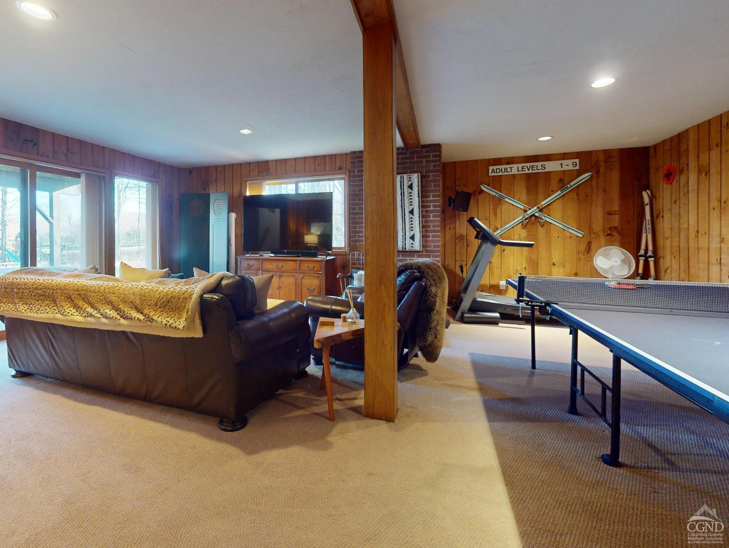266 Siam Road Windham, NY 12496 - Photo 27 of 52 a living room with furniture and a flat screen tv