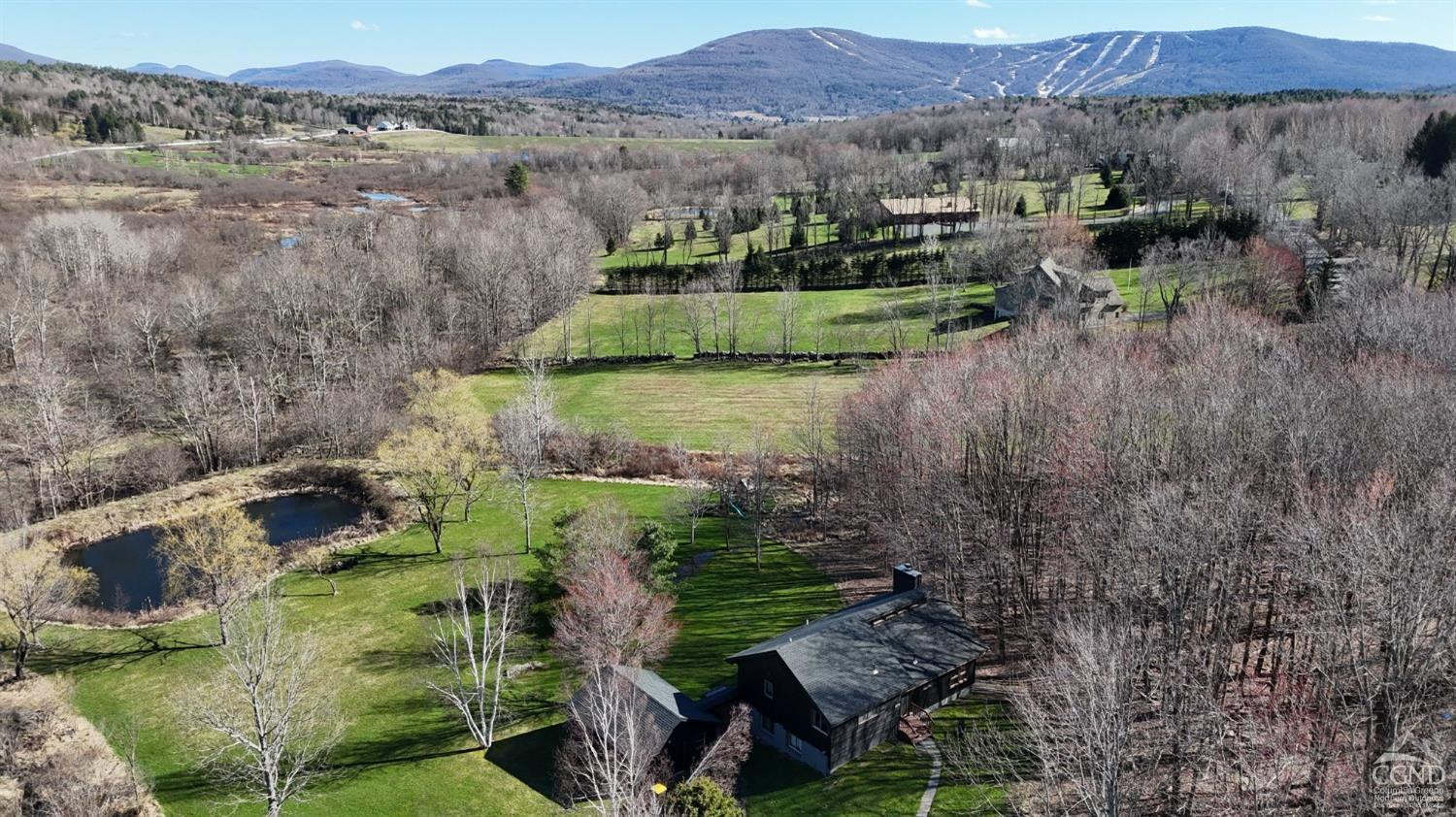 266 Siam Road Windham, NY 12496 - Photo 50 of 52 a view of a lush green field with mountains in the background