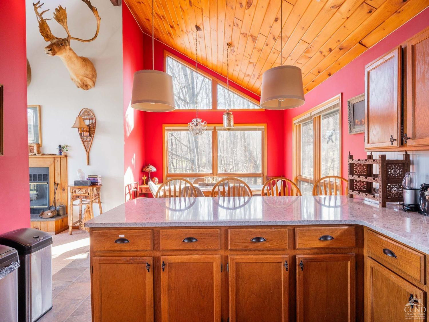 266 Siam Road Windham, NY 12496 - Photo 9 of 52 a view of a kitchen with an outdoor space
