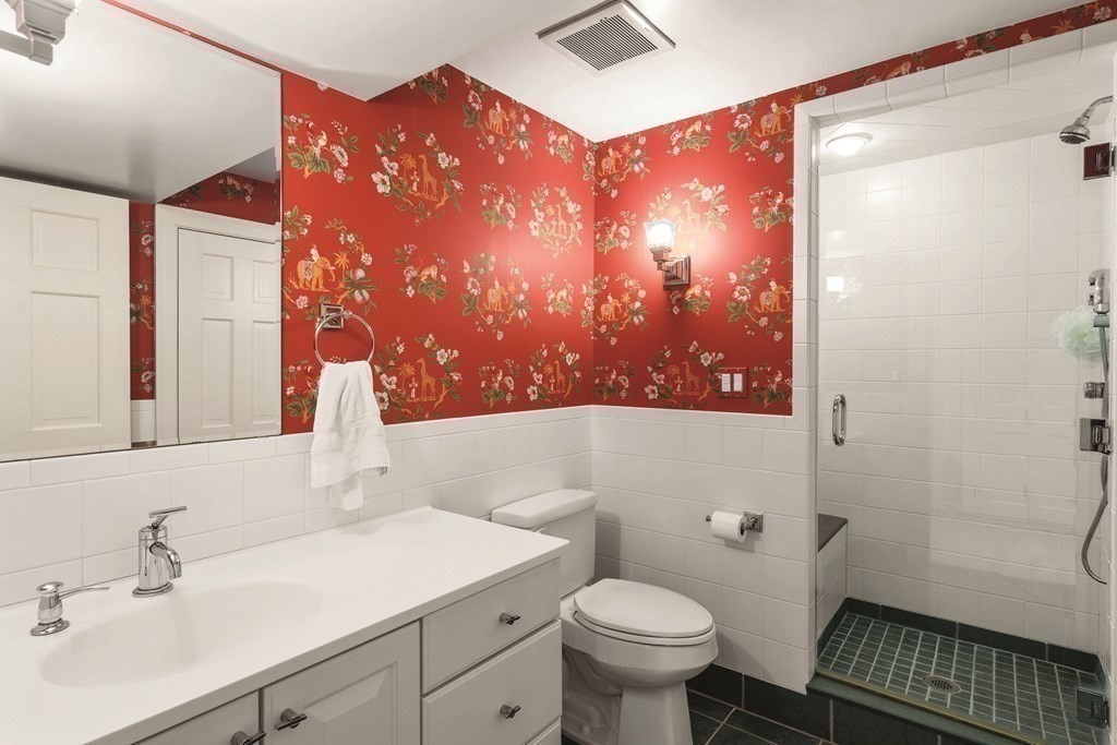 131 Oliver Road Newton, MA 02468 - Photo 36 of 41 a bathroom with a sink toilet and shower