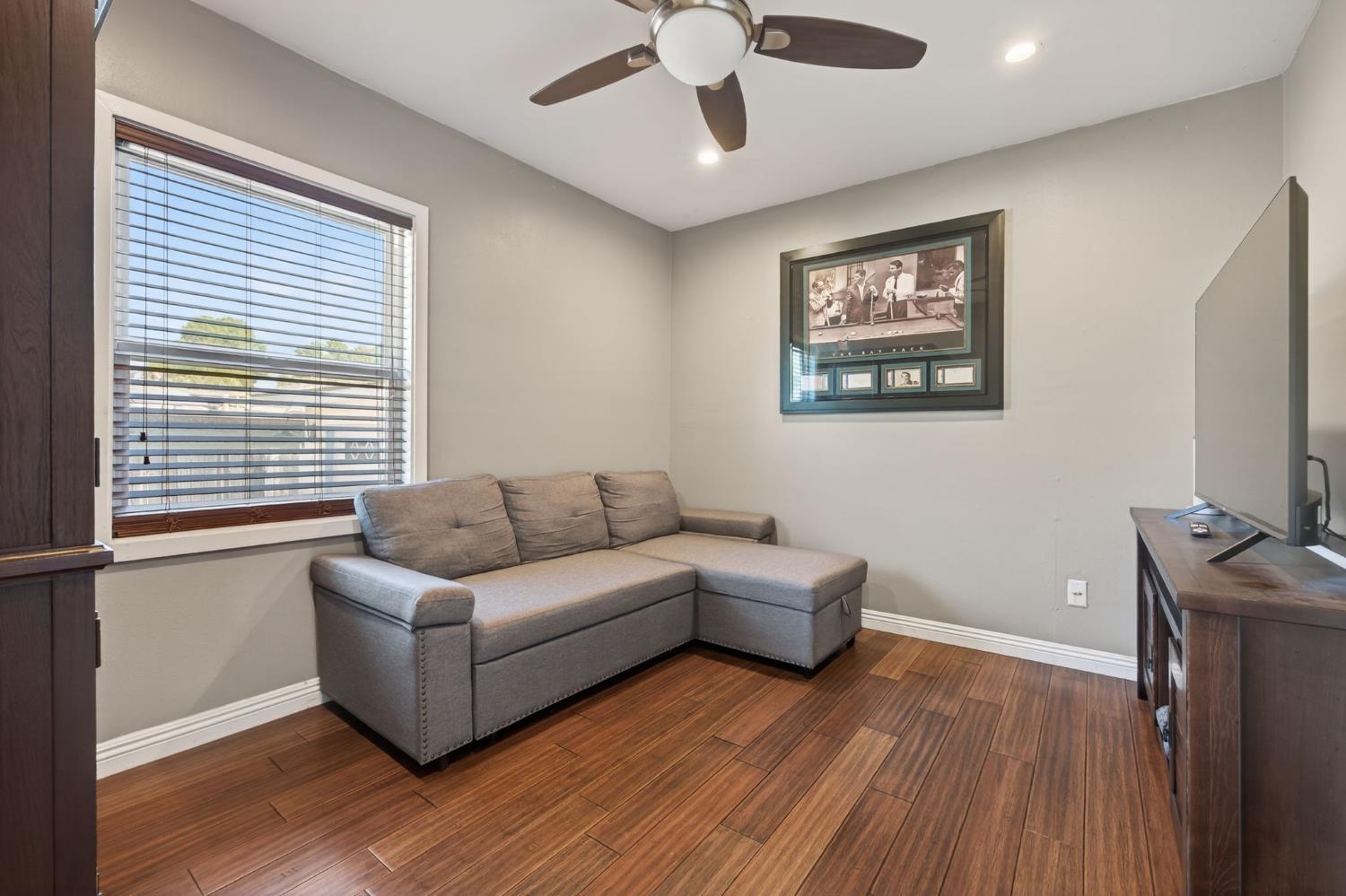 98 Mountain View Street Oak View, CA 93022 - Photo 17 of 42 a living room with furniture and a flat screen tv