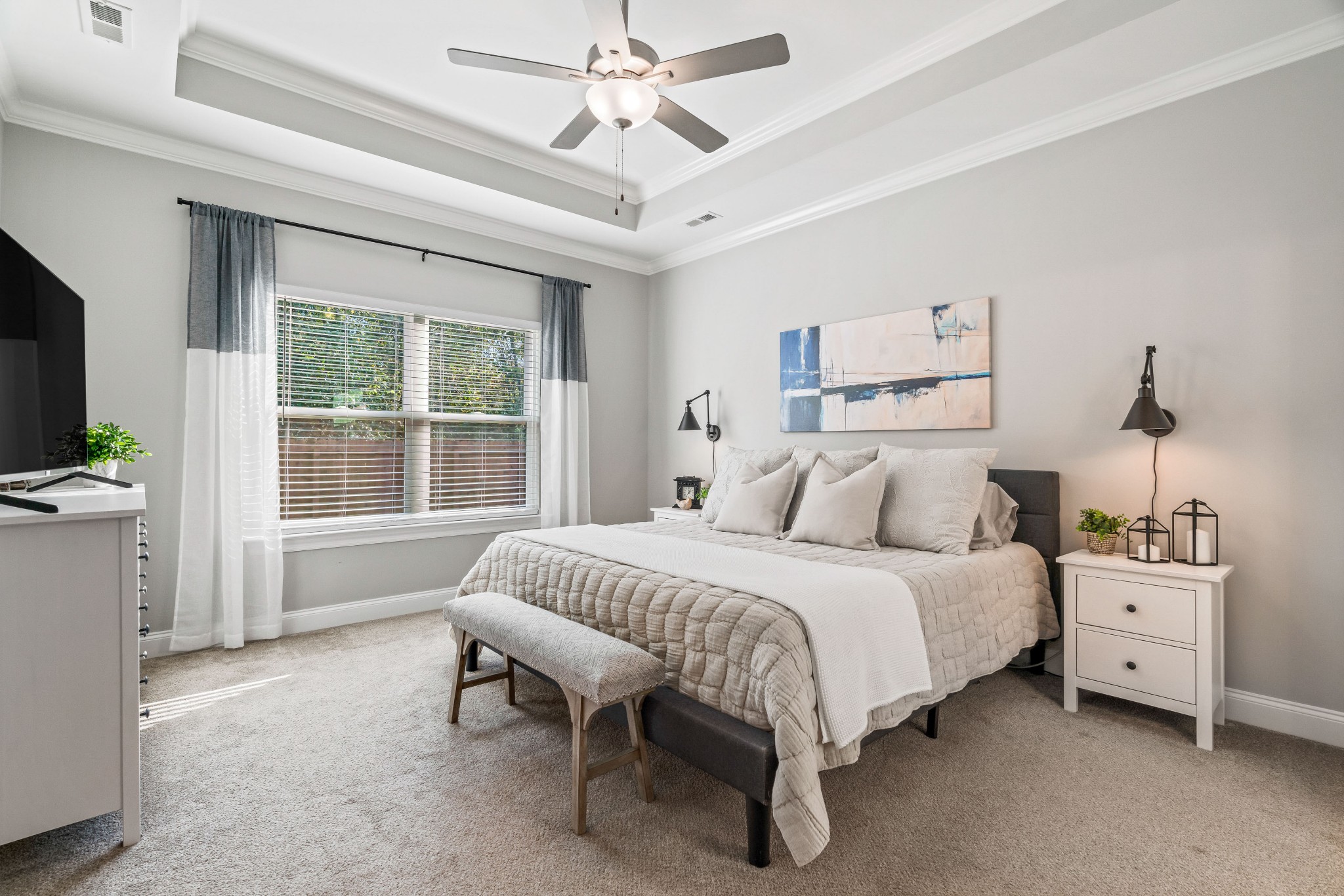623 Gallant Way Murfreesboro, TN 37129 - Photo 26 of 48 a spacious bedroom with a bed and a window