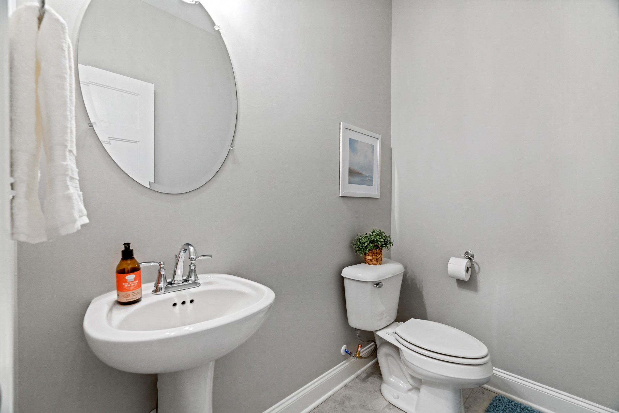 623 Gallant Way Murfreesboro, TN 37129 - Photo 39 of 48 a bathroom with a sink a mirror and a toilet