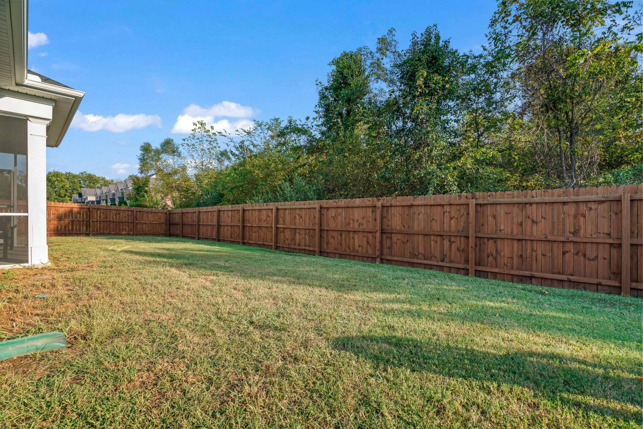 623 Gallant Way Murfreesboro, TN 37129 - Photo 46 of 48 a view of a backyard with wooden fence