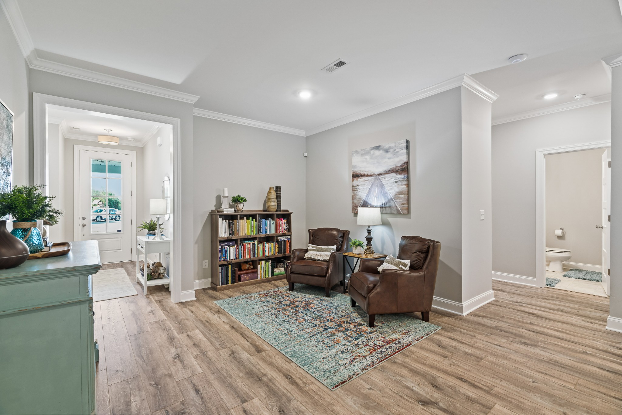 623 Gallant Way Murfreesboro, TN 37129 - Photo 8 of 48 a living room with furniture and wooden floor