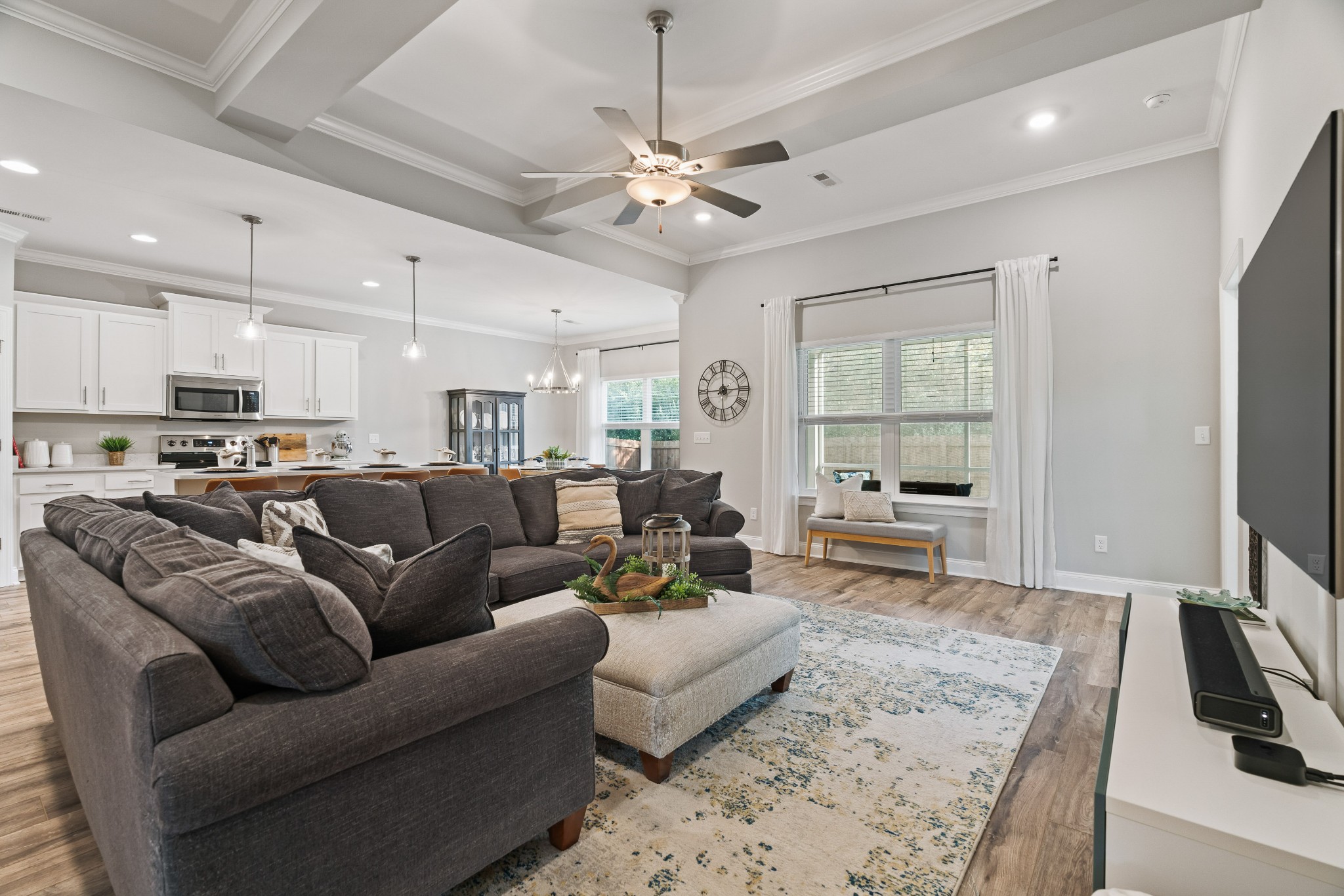 623 Gallant Way Murfreesboro, TN 37129 - Photo 10 of 48 a living room with furniture and a flat screen tv