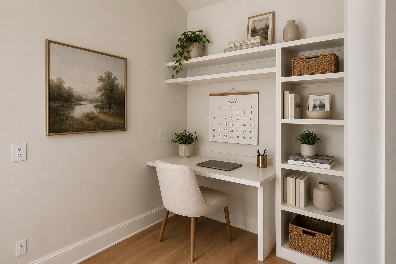 5104 Duval Street, Unit 2 & 3 Austin, TX 78751 - Photo 5 of 6 Unit 3 pocket office with built-in desk