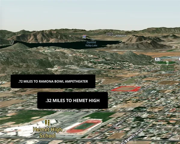 a view of a red gate