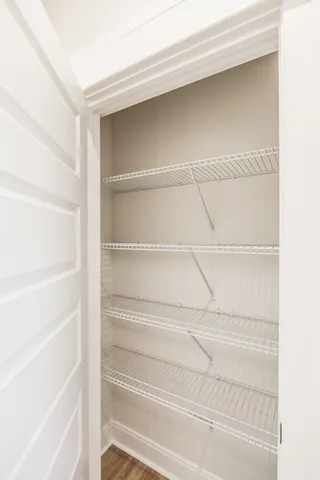a view of a house with wooden floor