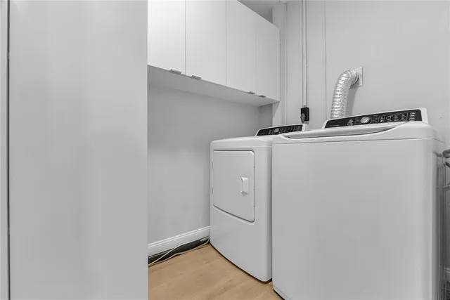 a room with storage and utility