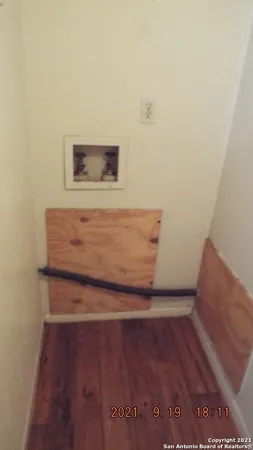 a view of wooden floor