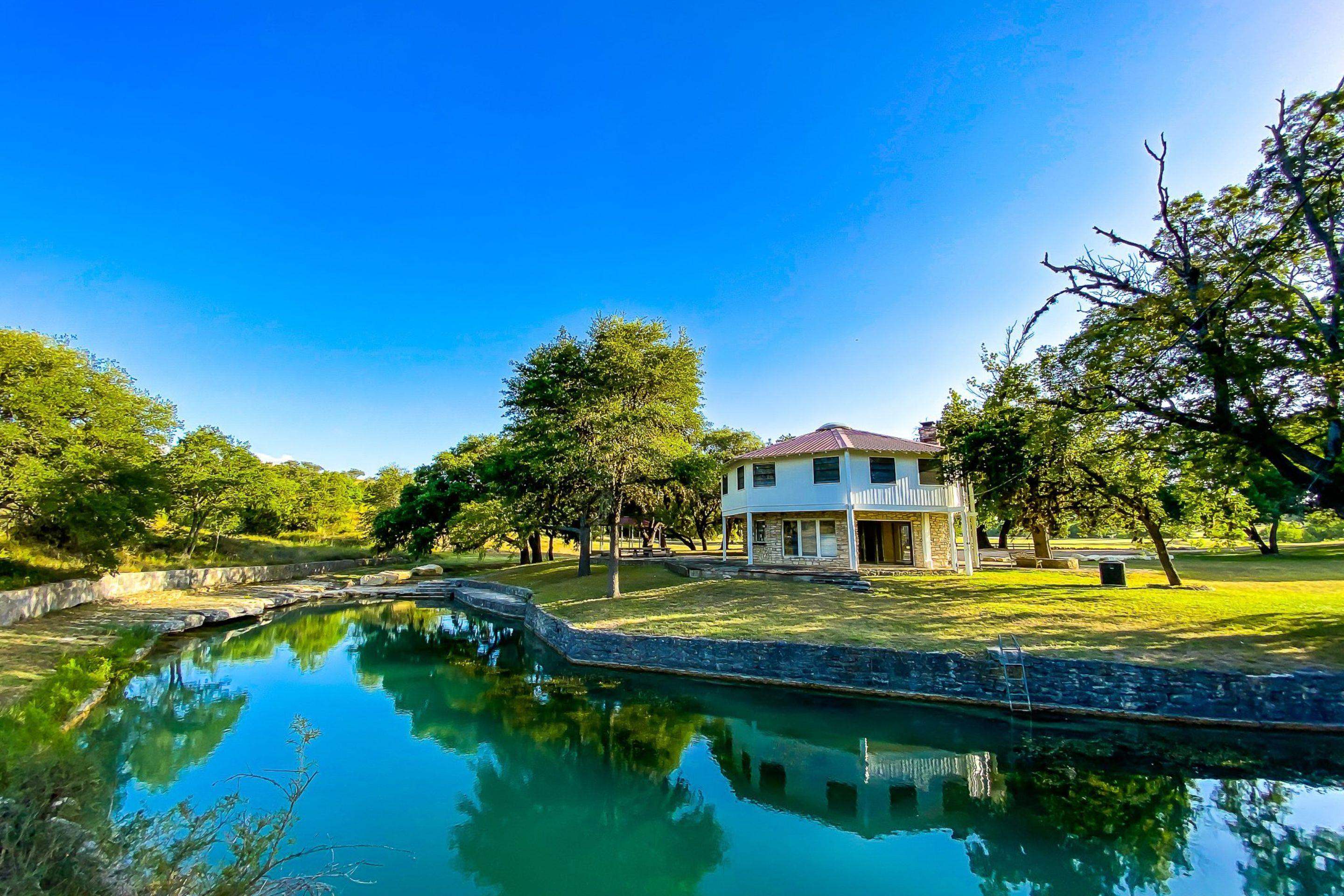 Lot 112 Star Point Circle Blanco, TX 78606 - Photo 24 of 25 a view of swimming pool with outdoor seating and yard