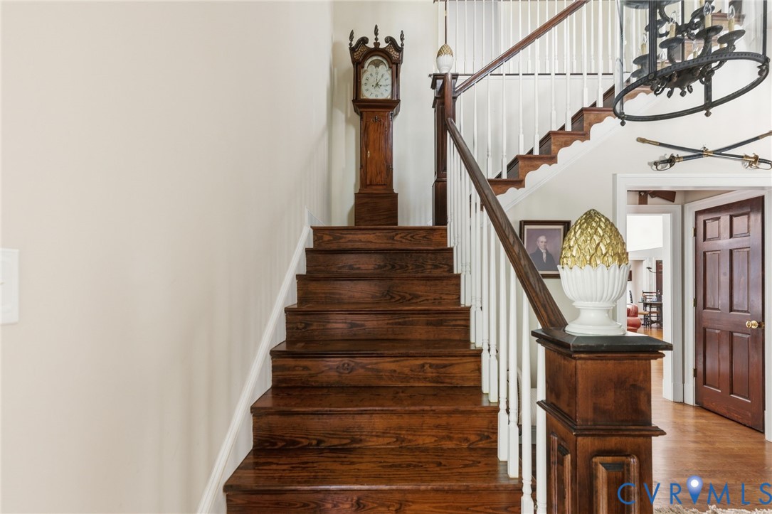 13173 Scotchtown Road Beaverdam, VA 23015 - Photo 12 of 65 a view of entryway with wooden floor and a front door