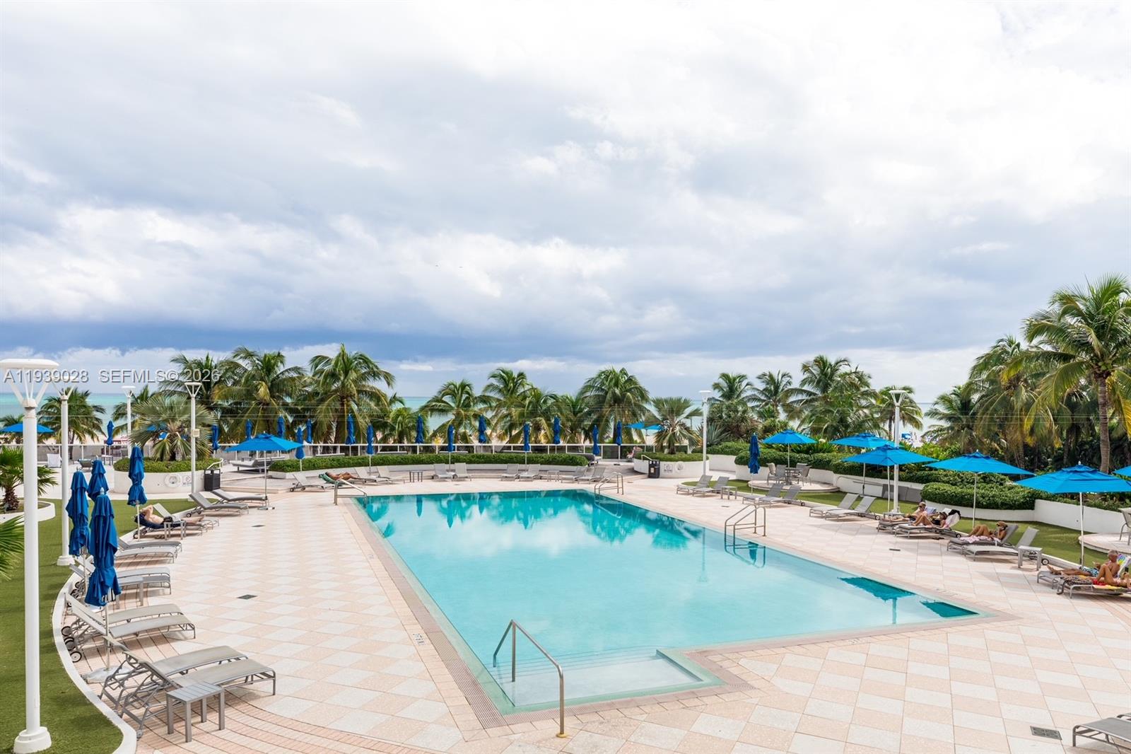 100 Lincoln Road, Unit 431 Miami Beach, FL 33139 - Photo 27 of 34 a view of swimming pool with outdoor seating and plants