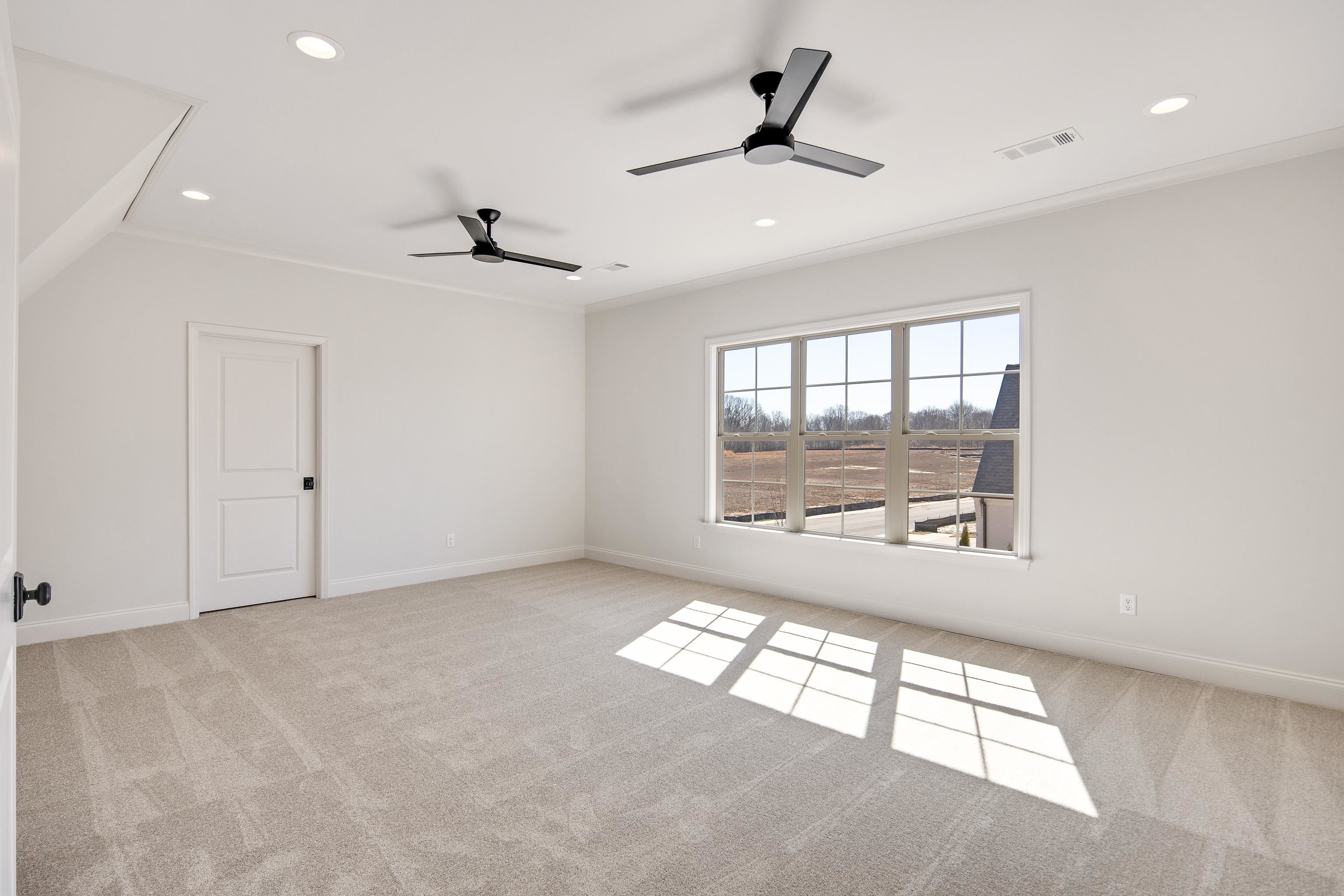 1207 Pipit Drive Collierville, TN 38017 - Photo 27 of 35 en empty room with windows and ceiling fan