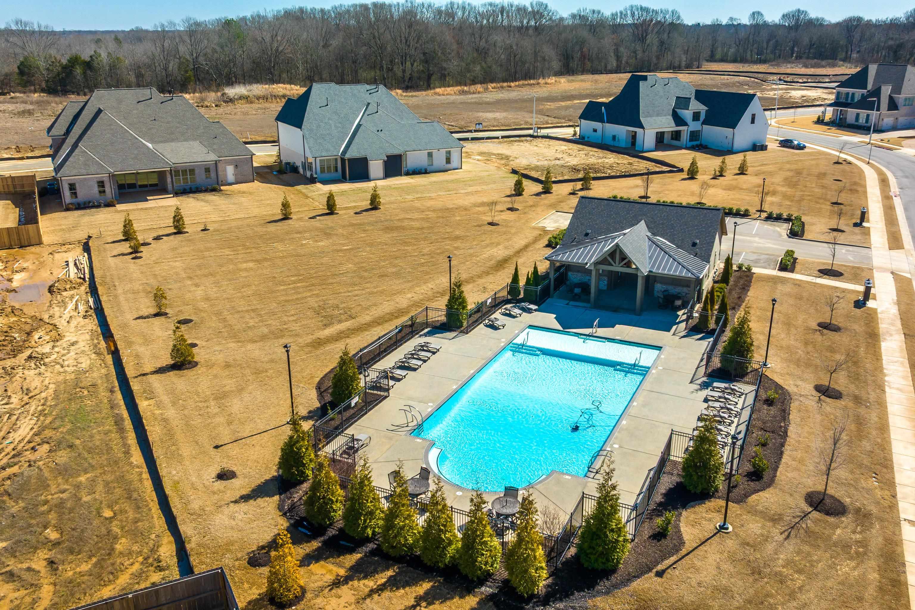 1207 Pipit Drive Collierville, TN 38017 - Photo 34 of 35 an aerial view of a house with a ocean view